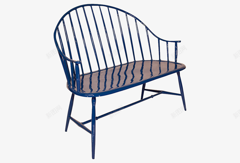 蓝色木质椅子png免抠素材_新图网 https://ixintu.com 木质 椅子 蓝色