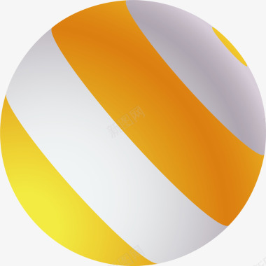 漂浮立体球科技立体球面图标图标