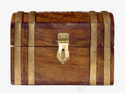 欧式古典木质宝箱素材
