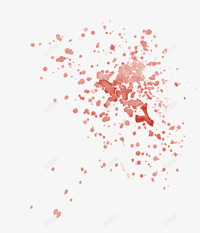 水墨墨点血迹png免抠素材_新图网 https://ixintu.com 唯美 墨点 墨迹 水墨 泼洒的墨点 漂浮