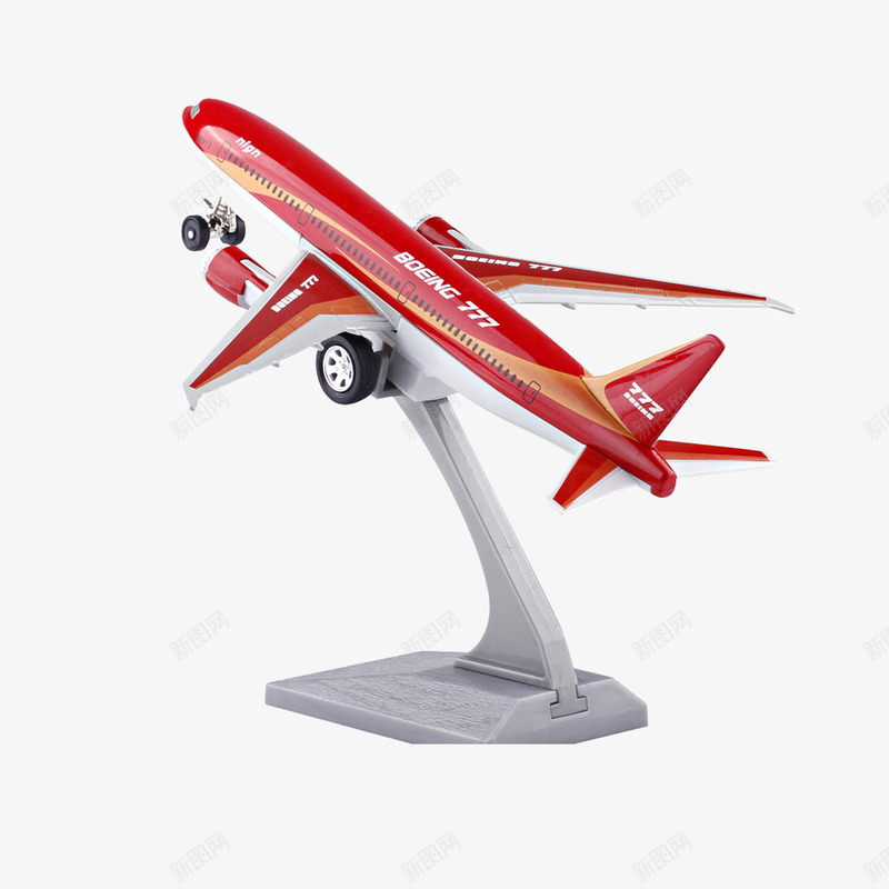 红色飞机模型png免抠素材_新图网 https://ixintu.com 儿童玩具 六一礼物 玩具设计 红色 飞机 飞机模型 飞机玩具
