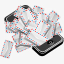 iphone消息苹果iPhone邮件移动电话手高清图片