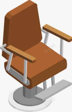 褐色椅子卡通老板椅矢量图高清图片