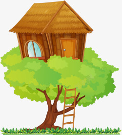 树上的房子素材