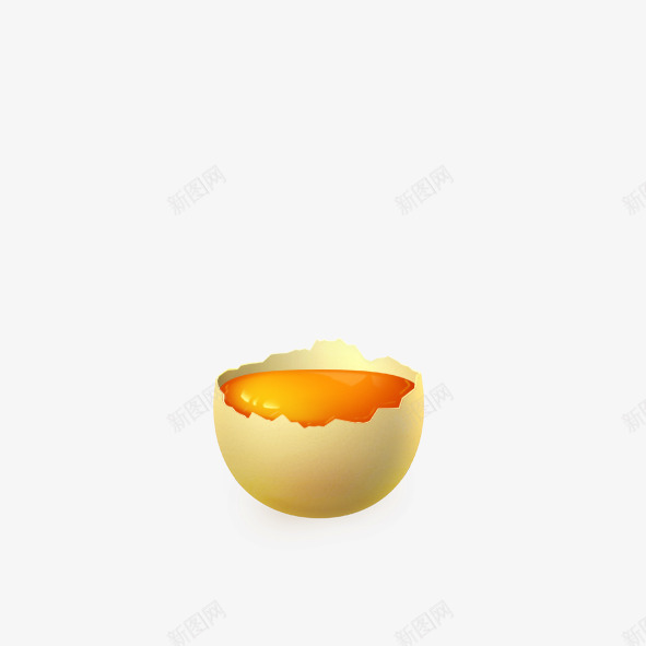 打开的鸡蛋png免抠素材_新图网 https://ixintu.com 打开的鸡蛋 蛋黄
