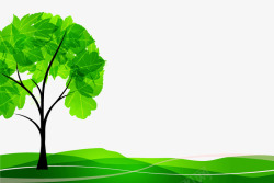 环保树木清新绿色装饰素材
