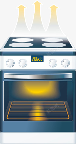 电烤箱元素素材