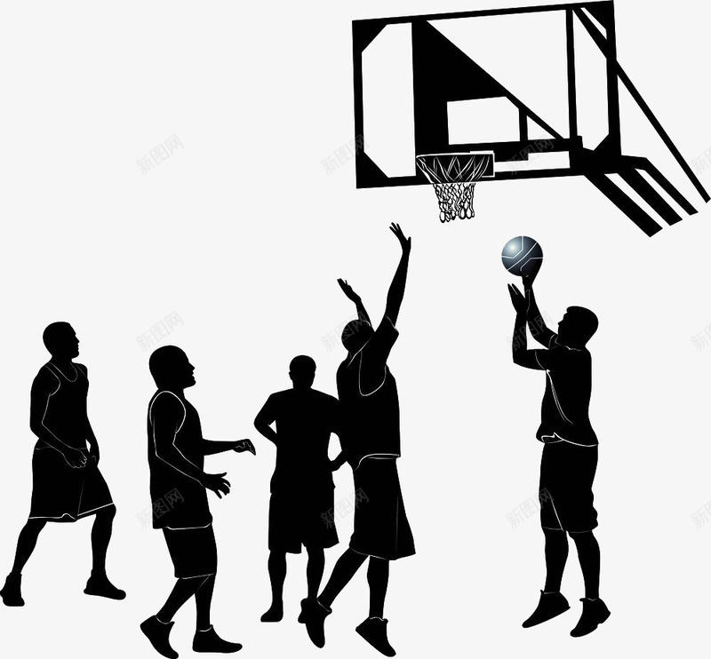 黑色立体NBA训练图标png_新图网 https://ixintu.com NBA 体育 俱乐部 标志 球类 立体 篮球 篮球俱乐部 训练 黑色