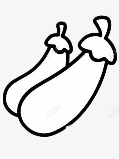 美味的茄子png免抠素材_新图网 https://ixintu.com 健康 图片 简笔画 蔬菜