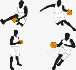篮球运动健将打篮球的人高清图片
