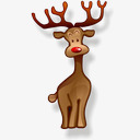 麋鹿圣诞节卡通装饰png免抠素材_新图网 https://ixintu.com 卡通 圣诞节 装饰 麋鹿