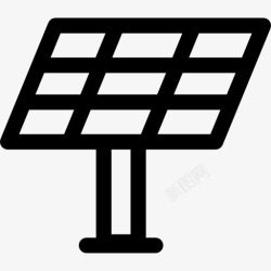电池技术太阳能电池板图标高清图片