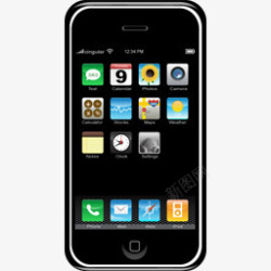 cellphone苹果iPhone的图标高清图片