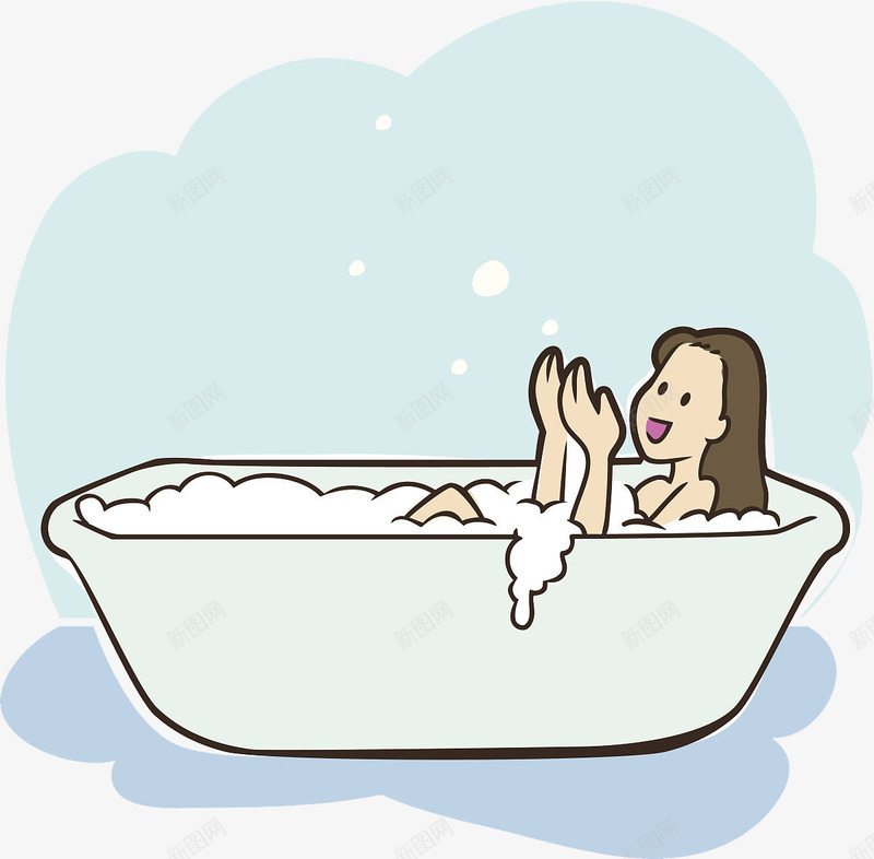 卡通女士清洗标志png免抠素材_新图网 https://ixintu.com 卡通 卫生 女士 标志 洁净 洗澡 浴室 清洁 清洗 清洗标志