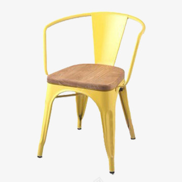 黄色椅子png免抠素材_新图网 https://ixintu.com 塑料 座椅 木质 简约