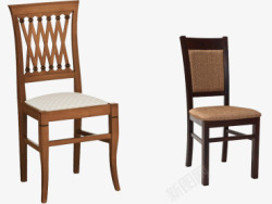 两个木椅子素材