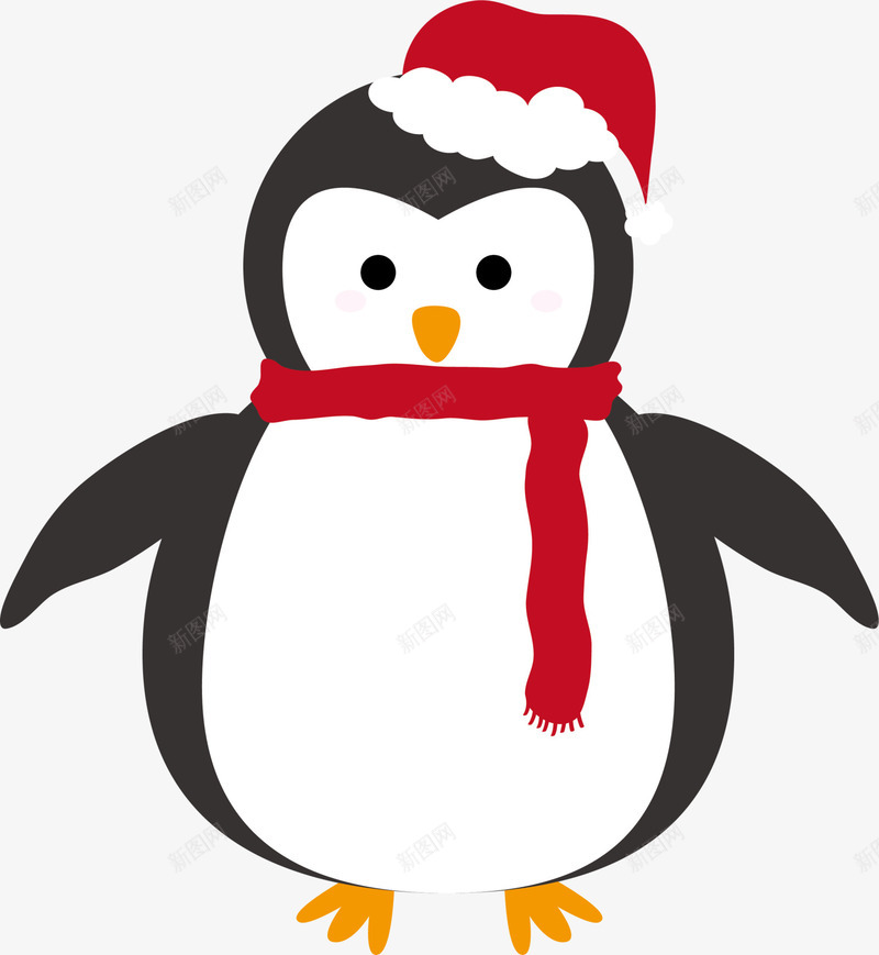 冬日卡通圣诞节企鹅png免抠素材_新图网 https://ixintu.com Christmas Merry 冬日企鹅 可爱企鹅 圣诞快乐 圣诞节 小企鹅图案 装饰图案