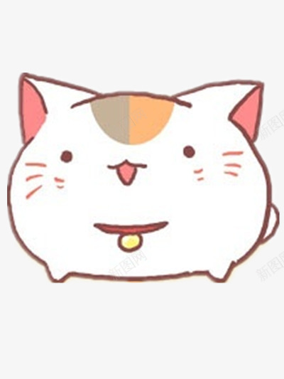 小眼睛的猫咪png免抠素材_新图网 https://ixintu.com 动物 白色 粉色 耳朵
