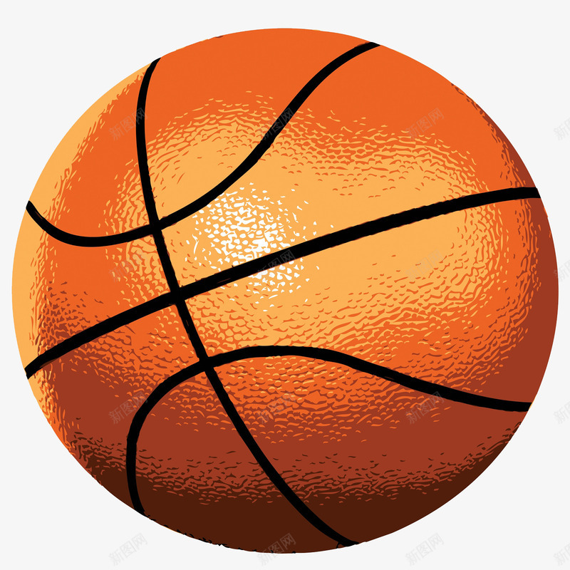 篮球模型立体插画png免抠素材_新图网 https://ixintu.com 3D立体 体育用品 儿童玩具 球体 篮球 篮球模型设计立体插画