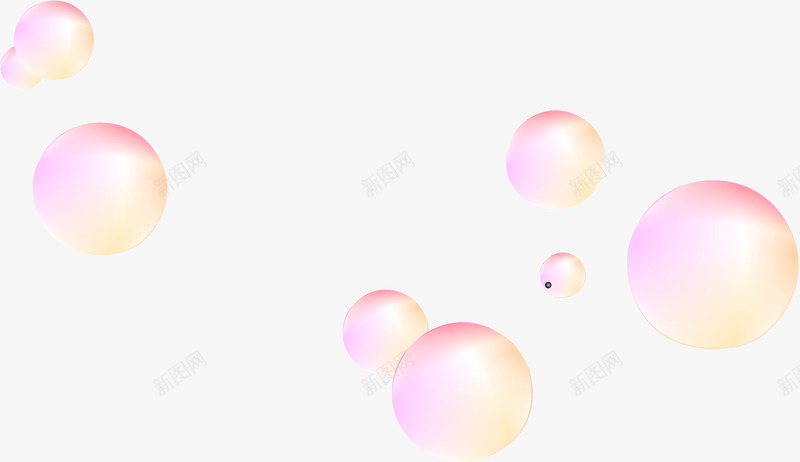 立体圆球漂浮png免抠素材_新图网 https://ixintu.com AI 卡通 圆球 手绘 泡泡 漂浮 立体 粉色 背景