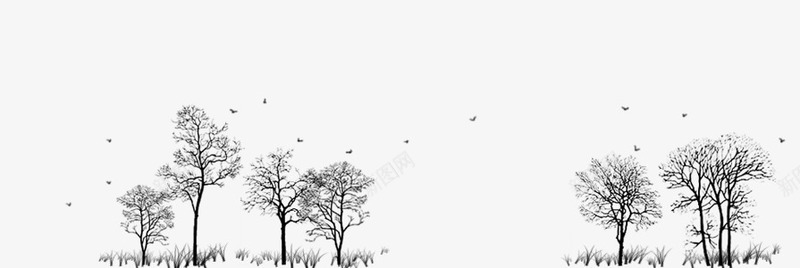 冬树png免抠素材_新图网 https://ixintu.com 枯树 树 树木 植物 素描