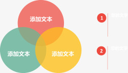 重叠圆形重叠圆形分类图矢量图高清图片