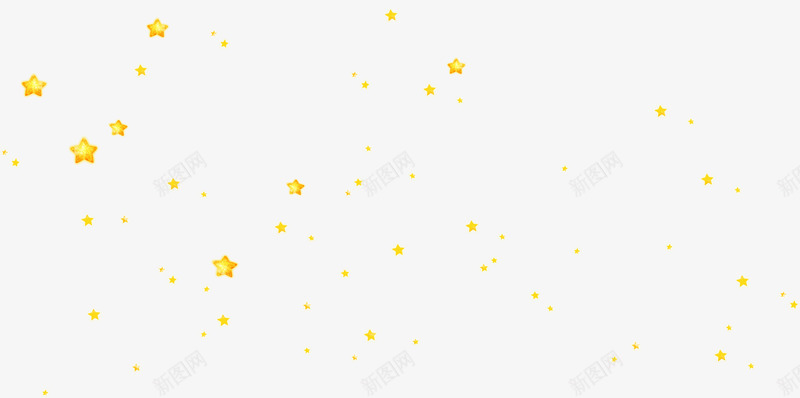 星星装饰点缀png免抠素材_新图网 https://ixintu.com banner装饰 星星 海报装饰 漂浮素材 黄色