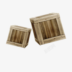 木质箱子素材