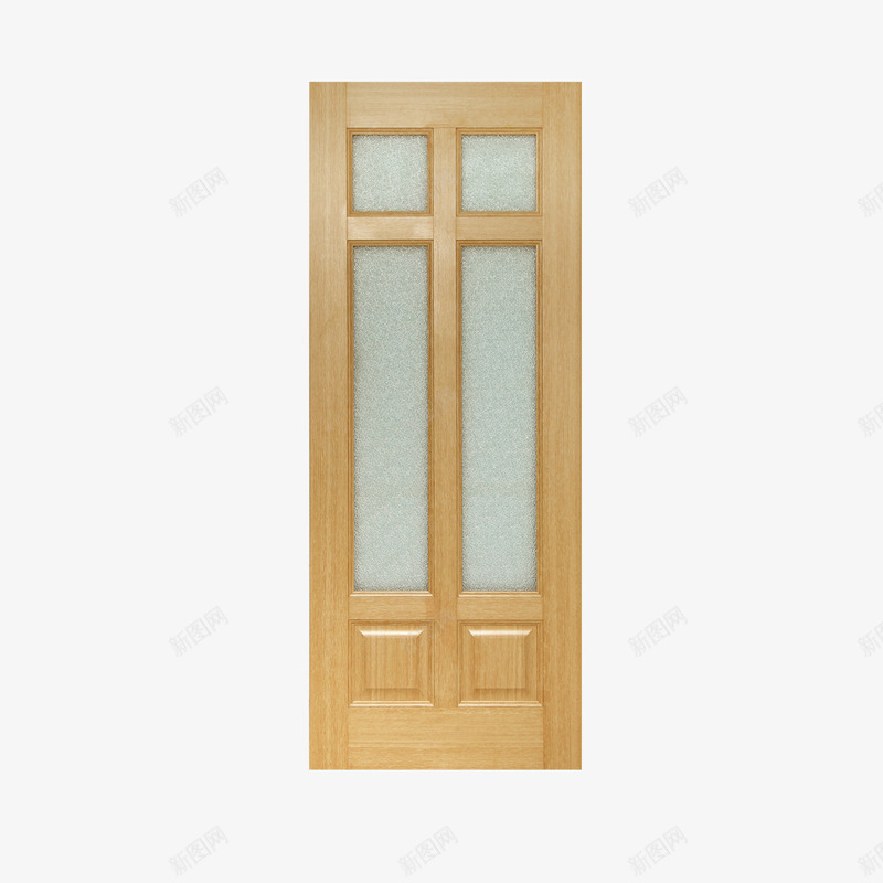 玻璃木质门png免抠素材_新图网 https://ixintu.com 产品实物 木 木质门 木门 玻璃 玻璃门