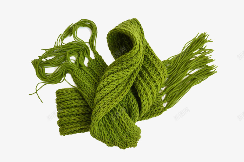 精美绿色围巾png免抠素材_新图网 https://ixintu.com 寒冷 毛线制品 温暖 用品 绿色围巾 针织毛线