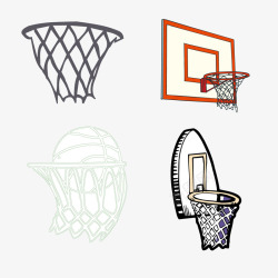 篮球框合集素材