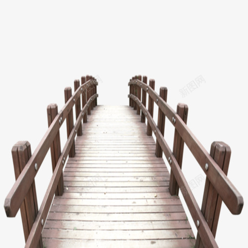 桥木质栏装饰png免抠素材_新图网 https://ixintu.com 木质 栏 桥 装饰