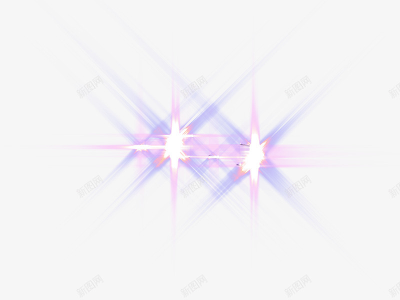 紫色粉色星光光效png免抠素材_新图网 https://ixintu.com 光光 粉色 紫色