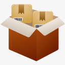 卡通纸箱png免抠素材_新图网 https://ixintu.com 一箱东西 打开的箱子 纸箱图案