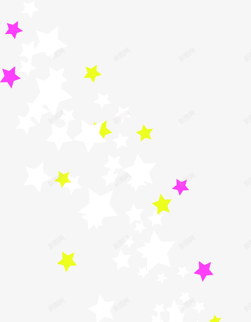 简约星星漂浮png免抠素材_新图网 https://ixintu.com 五角星 儿童 免抠PNG 卡通 彩色 星星 童趣 装饰