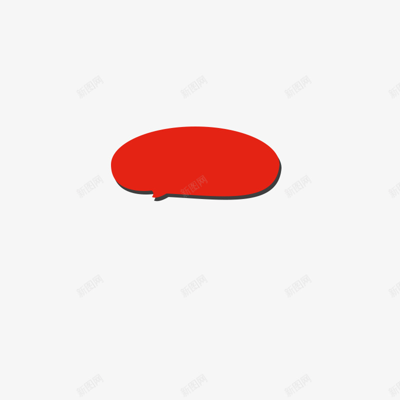 悬浮漂浮png免抠素材_新图网 https://ixintu.com 对话 投影 窗口 简约 红色