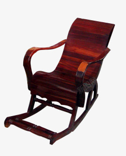 老式椅中国传统红酸枝老式摇椅高清图片