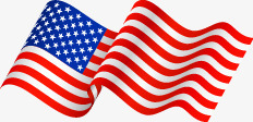 美国独立日庆祝元素png免抠素材_新图网 https://ixintu.com 国旗 漂浮的国旗 独立日 美国 美国元素