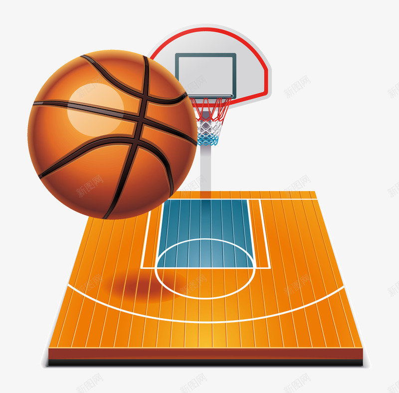 小朋友的篮球玩具模型png免抠素材_新图网 https://ixintu.com 卡通手绘 模型 玩具 篮球 篮球场 篮球模型 装饰图