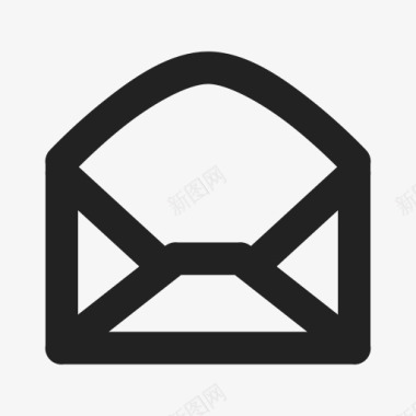 电子邮件信封信邮件消息打开邮件图标图标