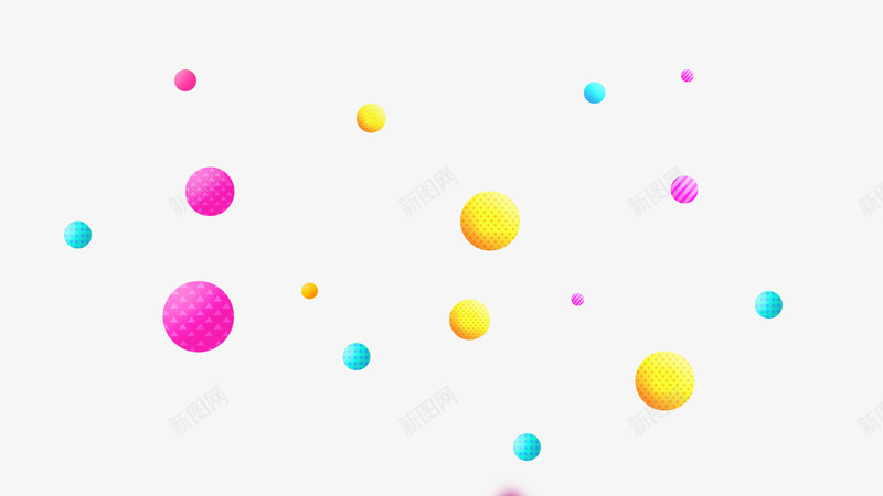 多色圆球背景psd免抠素材_新图网 https://ixintu.com 五彩 圆圈 多色 彩球 漂浮 漂浮圆球 点缀 点缀物 背景 背景素材 装饰 装饰素材