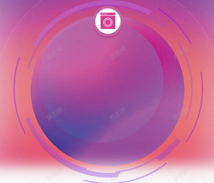 紫色圆球装饰图案png免抠素材_新图网 https://ixintu.com 促销 双12 圆球 紫色 装饰