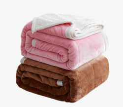 冬季法兰绒毛毯加厚双层珊瑚绒毛毯空调毯高清图片