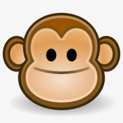 monkey的脸猴子emotesicons图标高清图片