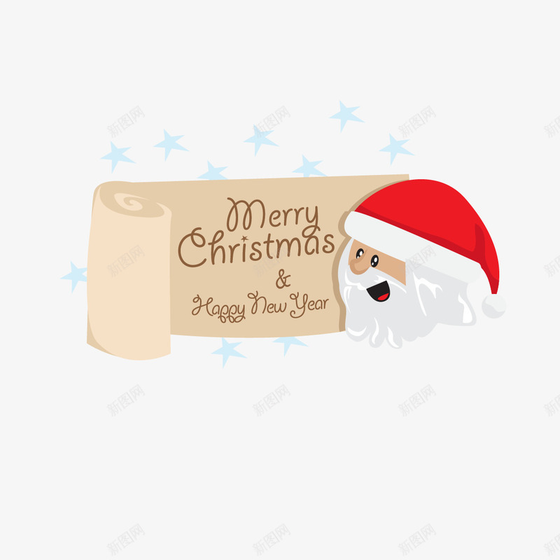 圣诞节小标签png免抠素材_新图网 https://ixintu.com 卡通圣诞老人免费png下载 圣诞老人头 圣诞节卷页标签 圣诞节艺术字