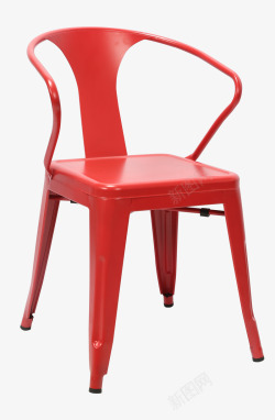 红色塑料椅子素材
