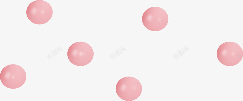 漂浮粉色小球png免抠素材_新图网 https://ixintu.com 小球 漂浮小球 粉色小球