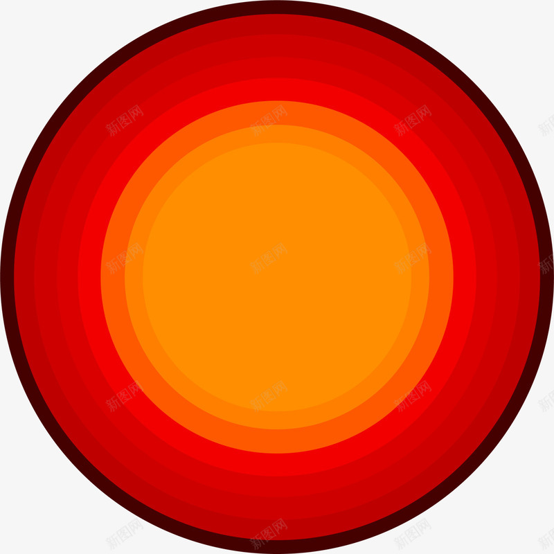 红色光圈背景png免抠素材_新图网 https://ixintu.com 圆圈徽章 圆圈背景 圆形标志 渐变圆环 红色光圈 边框纹理