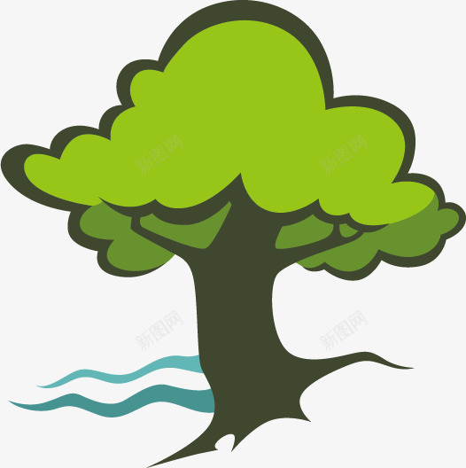 风景logo图标png_新图网 https://ixintu.com logo素材 图标设计 景色风光 树 环保 绿色 自然风景 风景logo