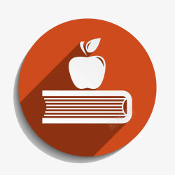 橙色书籍书籍logo图标高清图片